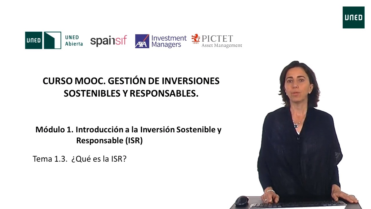 1.3 ¿Qué es la inversión sostenible y responsable?