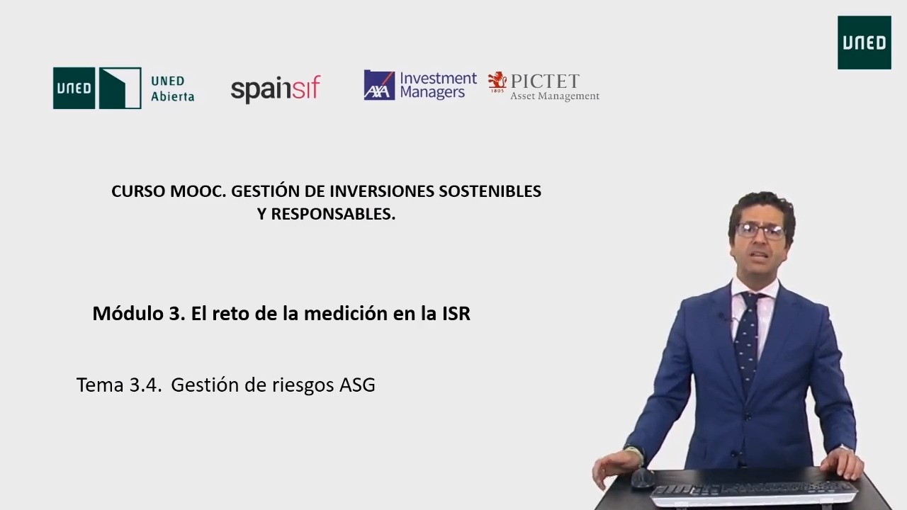 3.4 Gestión de riesgos ASG