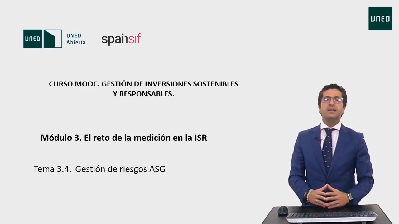 3.4 Gestión de riesgos ASG