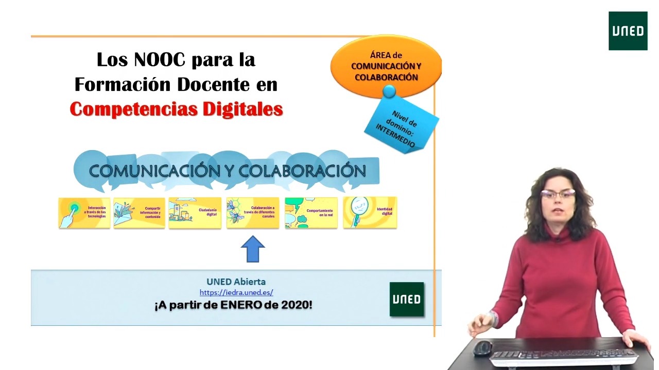 Presentación del NOOC sobre Colaboración a través de Diferentes Canales a nivel intermedio 