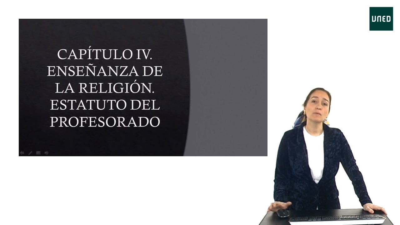 Capítulo IV:  “Enseñanza de la religión. Estatuto del profesorado