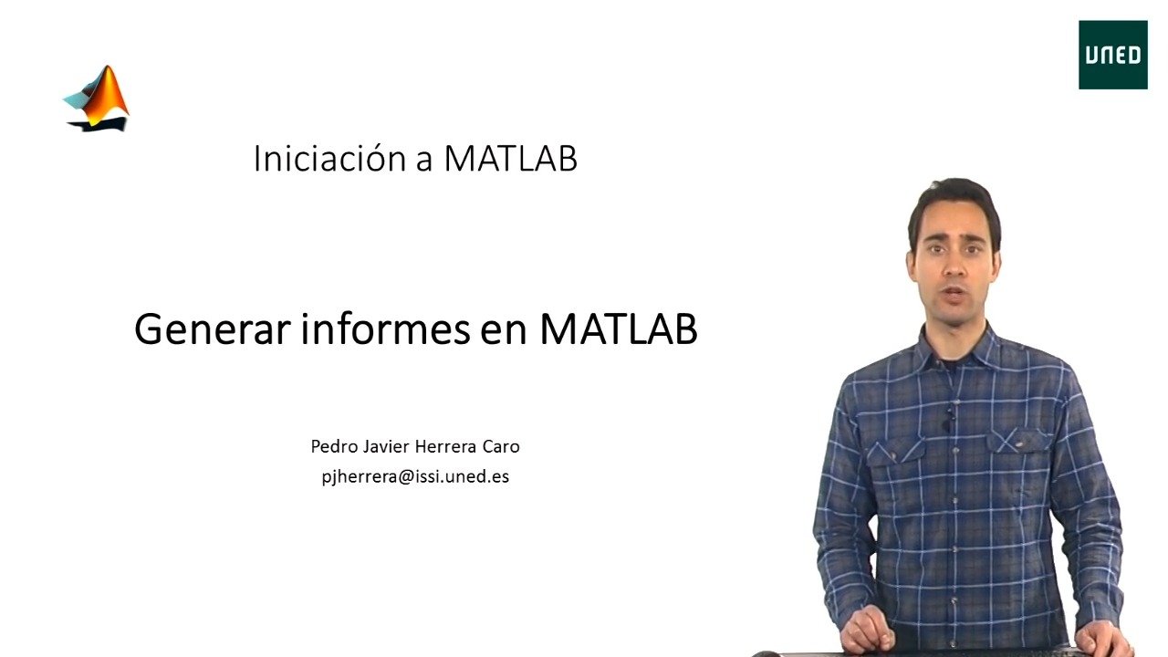 Generar informes en MATLAB     