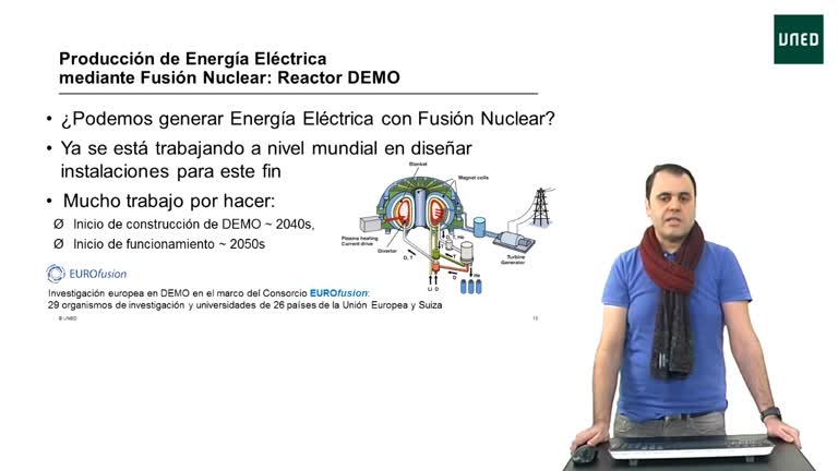 Producción de energía eléctrica mediante fusión nuclear: reactor DEMO