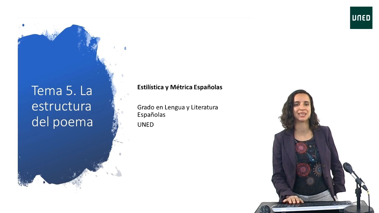 Tema 5.- La estructura del poema  