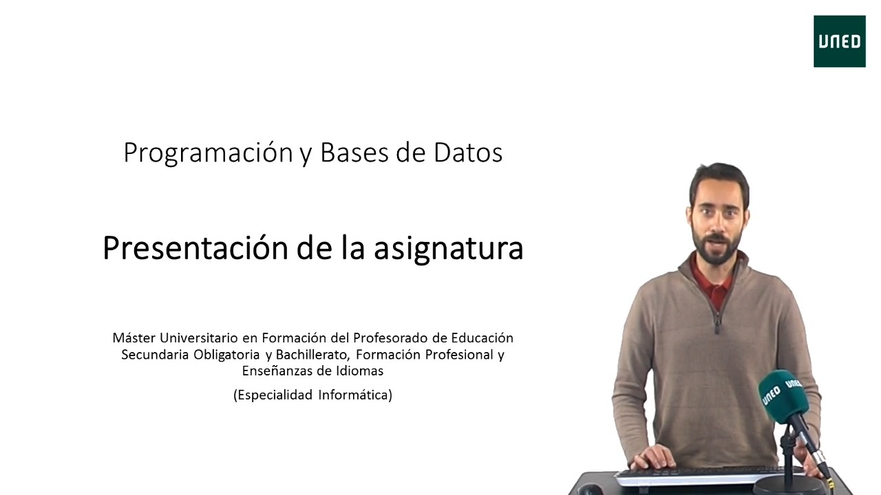 Presentación de la asignatura (Curso 2020/21)