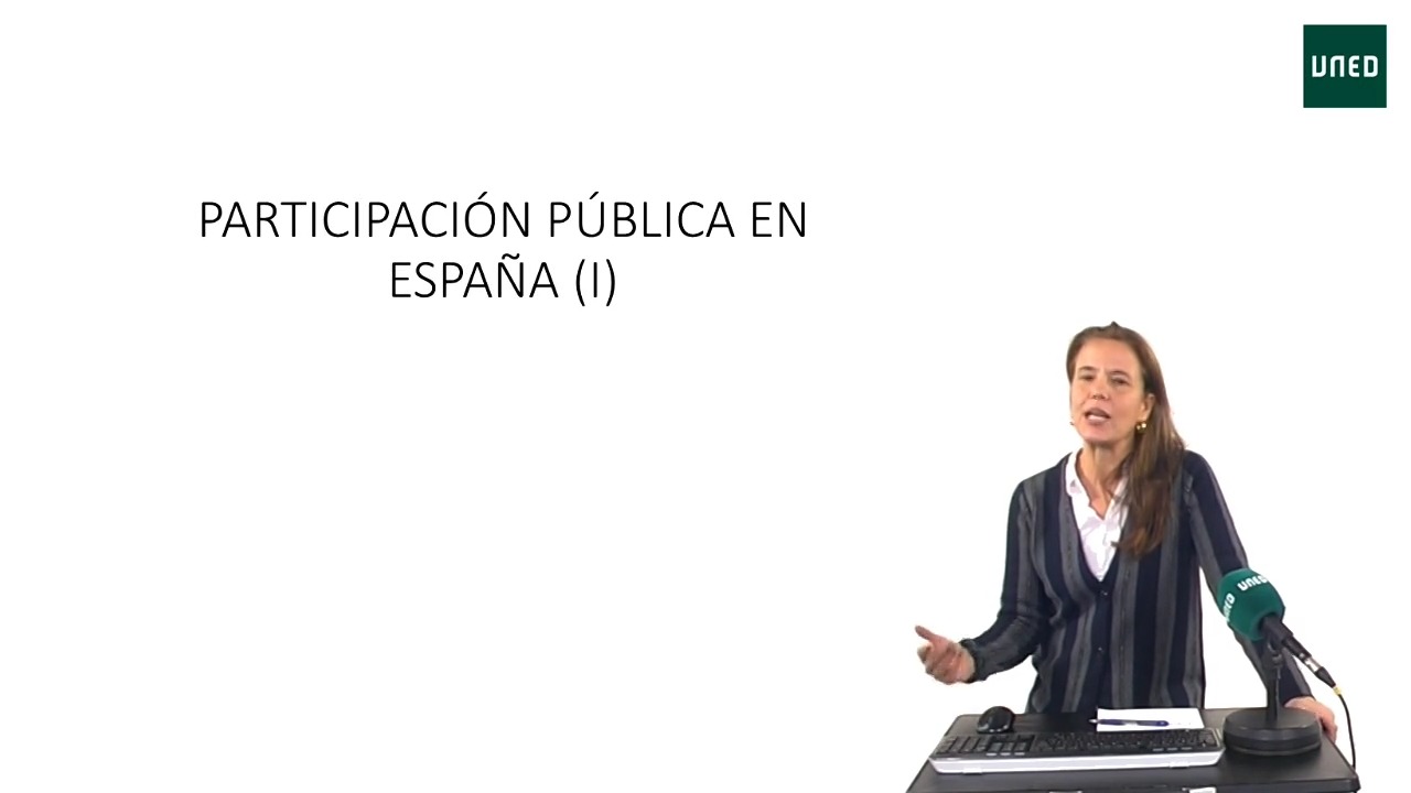 Participación pública en España (I)  