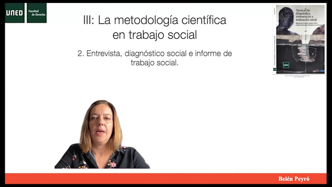 Entrevista, diagnóstico social e informe de trabajo social