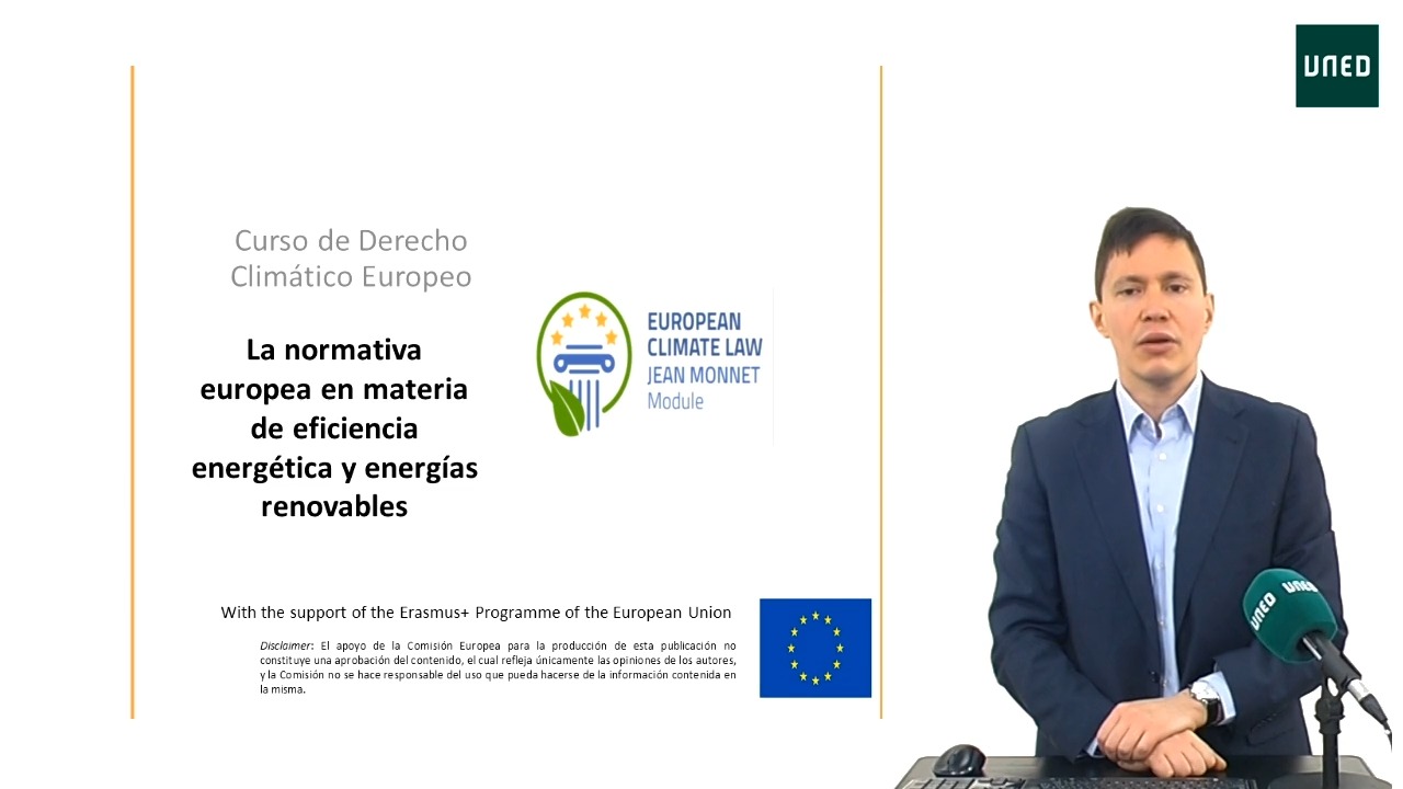 La normativa europea en materia de eficiencia energética y energías renovables