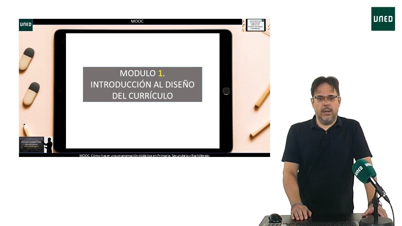 Módulo 1. Introducción al diseño del currículo