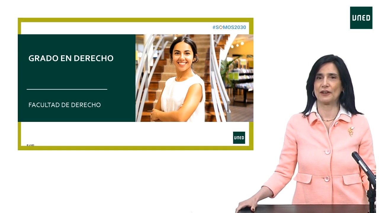 Presentación del Grado en Derecho