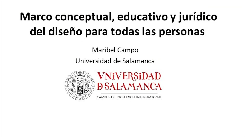 Marco conceptual, educativo y jurídico del diseño para todas las personas       