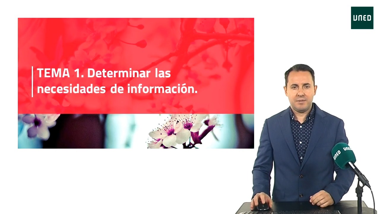 Módulo 1. Determinar las necesidades de información                                        