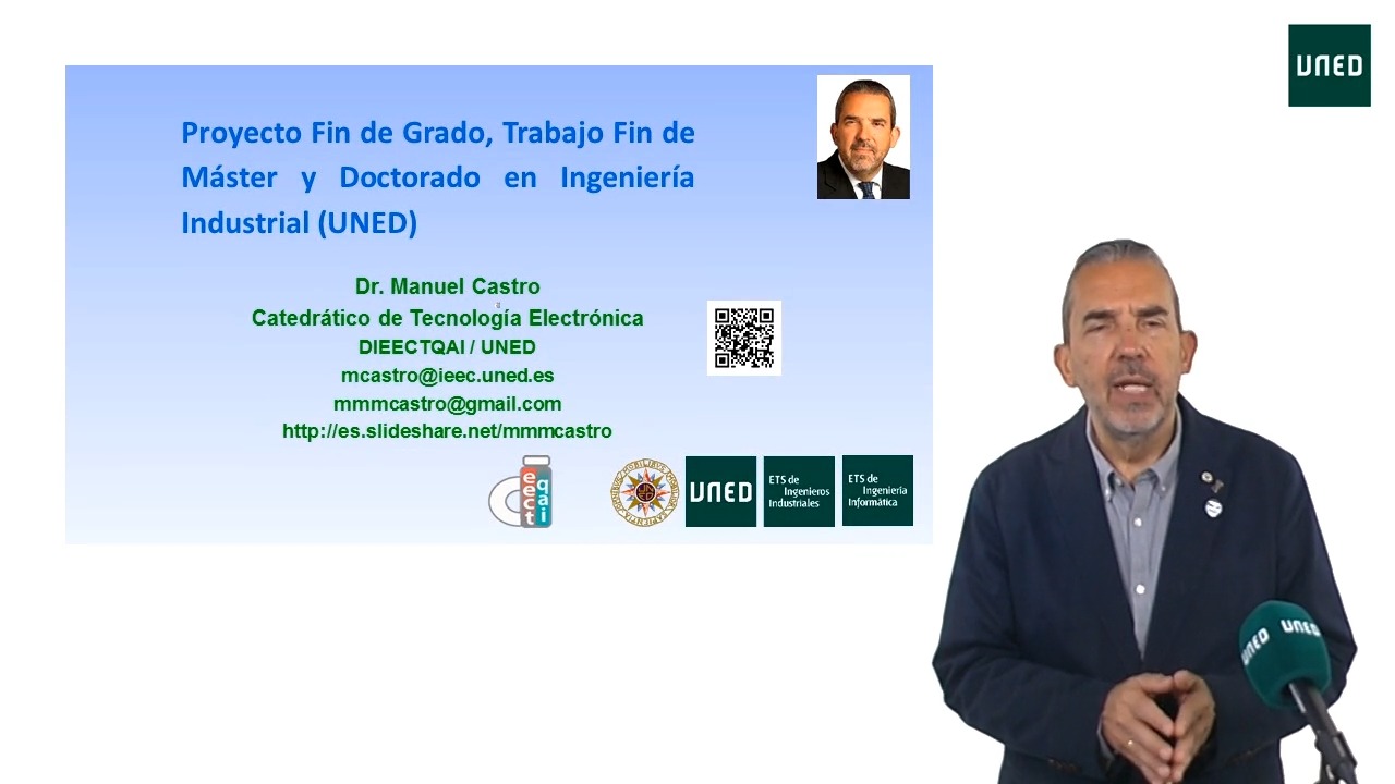 Proyecto Fin de Grado, Trabajo Fin de Máster y Doctorado en Ingeniería Industrial (UNED)         