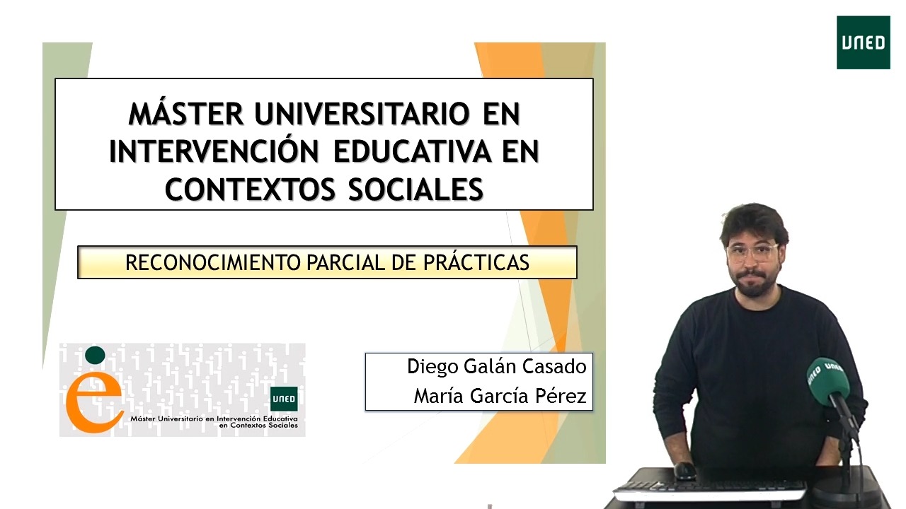 Reconocimiento parcial de prácticas