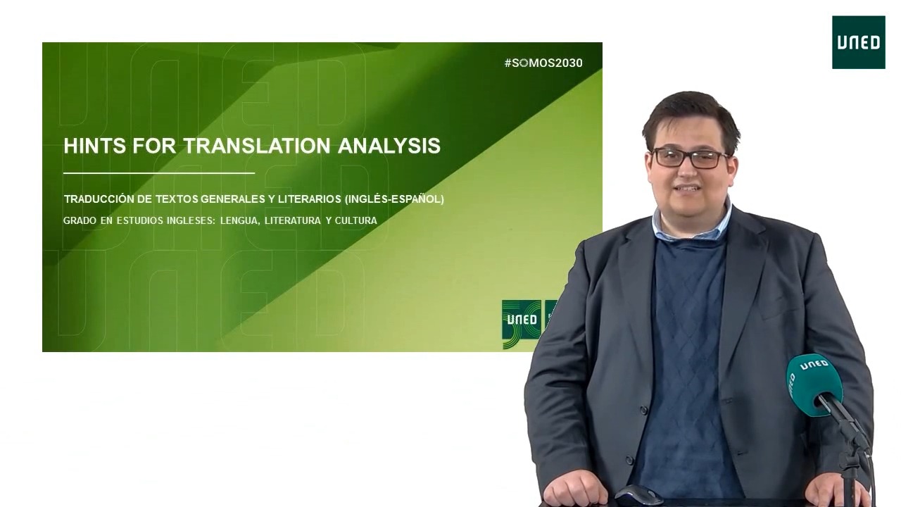 Unit 4: Hints for translation análisis