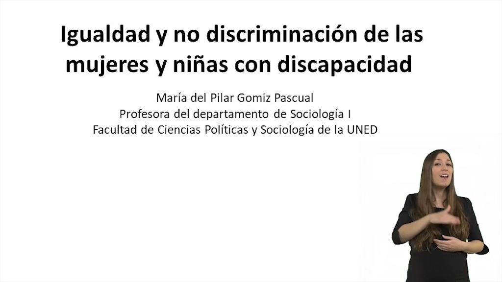La igualdad y no discriminación de las mujeres y niñas con discapacidad (LS)