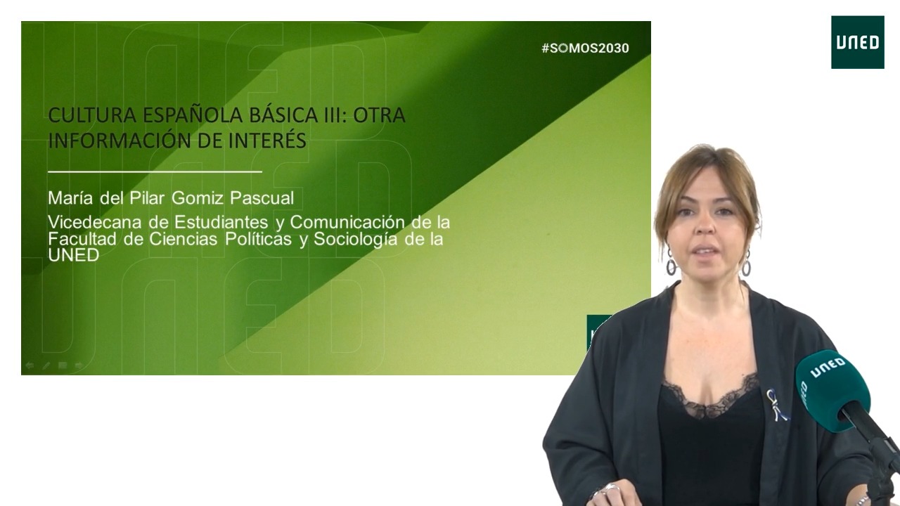 Cultura española básica III: otra información de interés