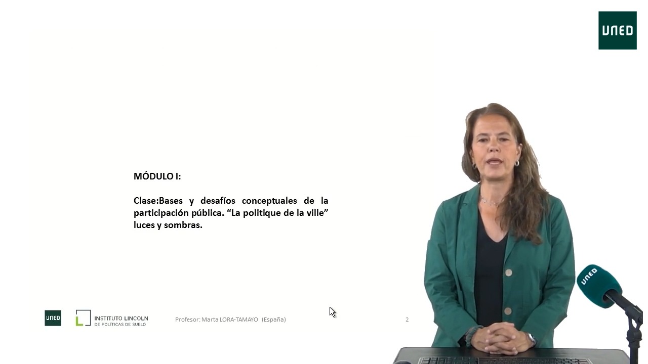 Bases y desafíos conceptuales de la participación pública. "La politique de la ville", luces y sombras