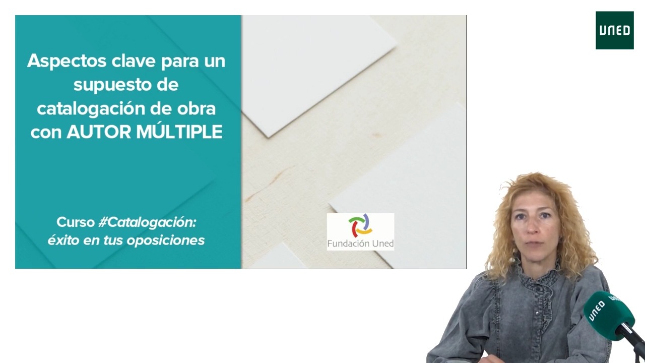 Catalogación de obras con autor múltiple 