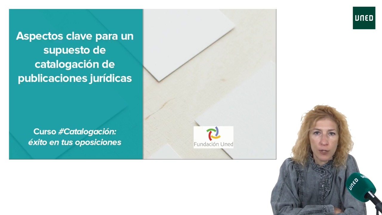 Catalogación de publicaciones jurídicas 