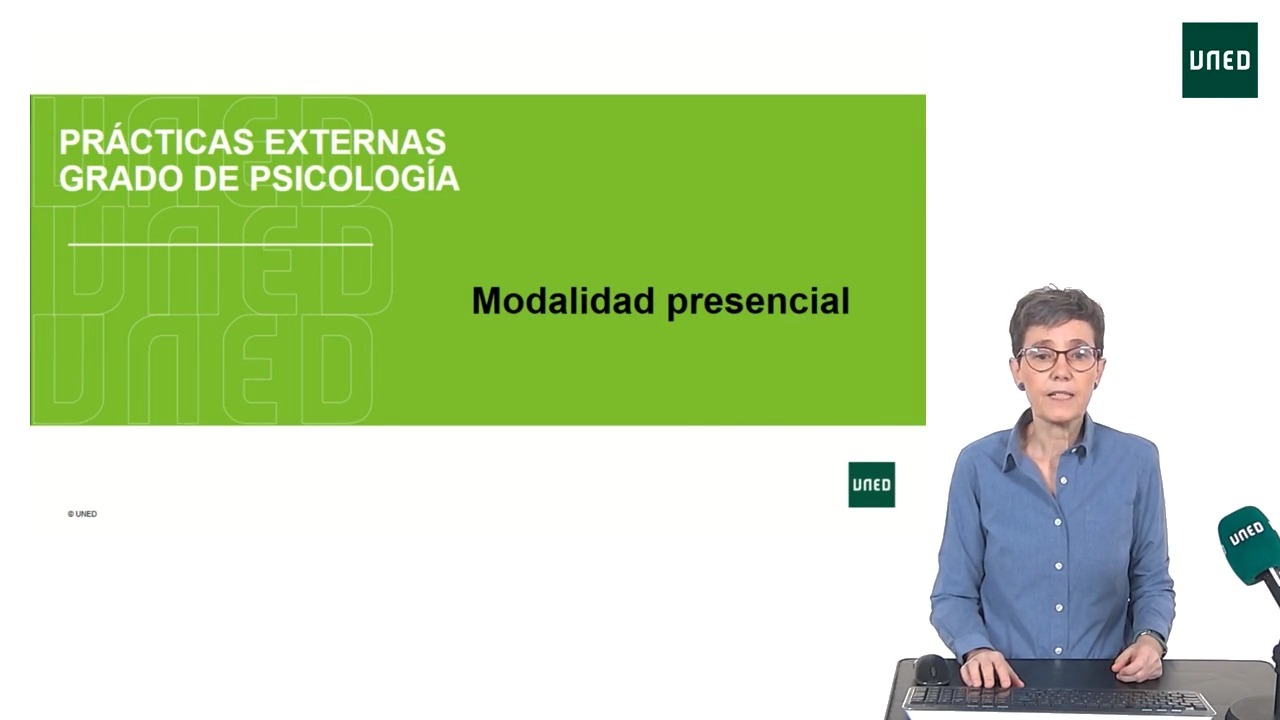 Prácticas externas: Modalidad presencial     