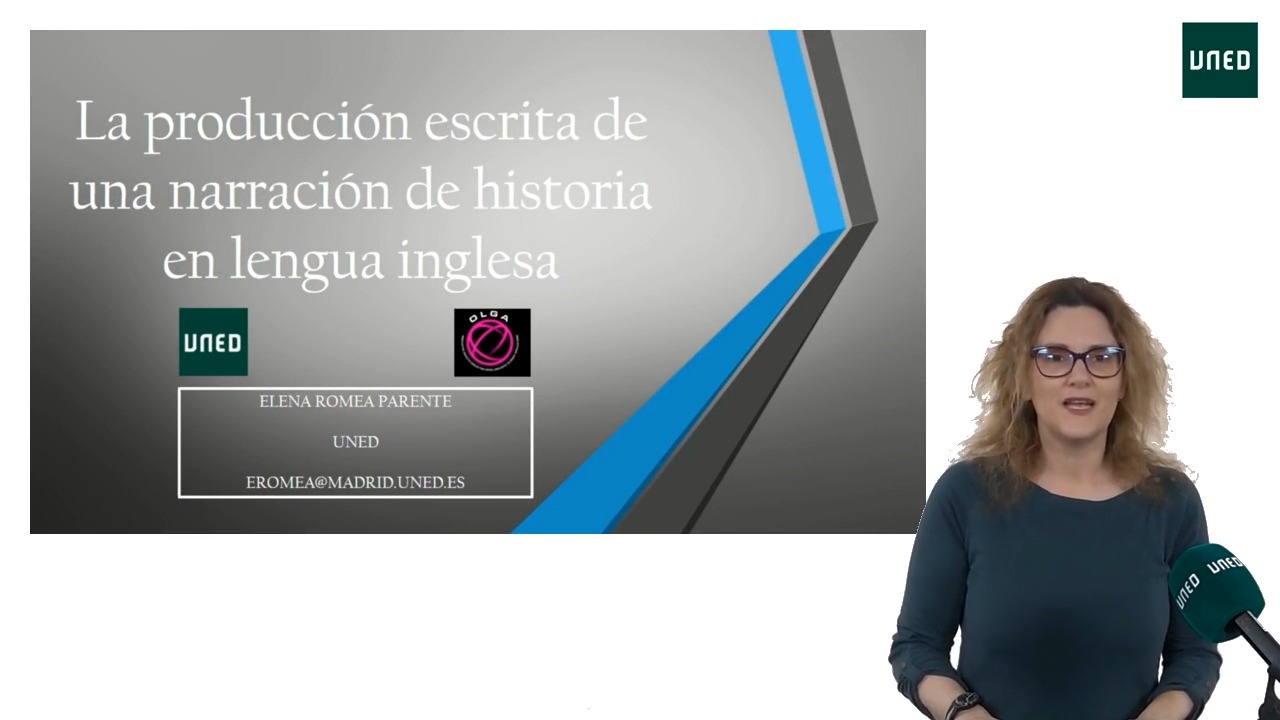 La redacción de una narración de historia en inglés                   