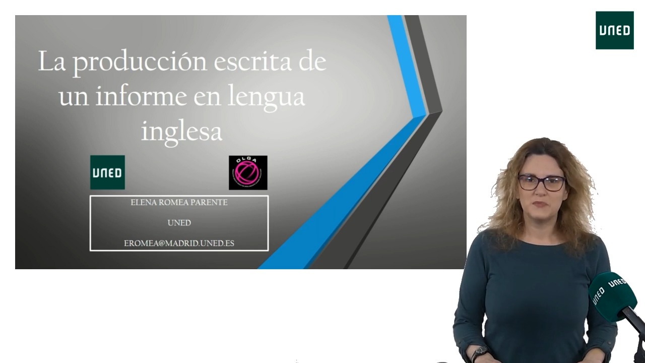 La redacción de un informe en inglés 