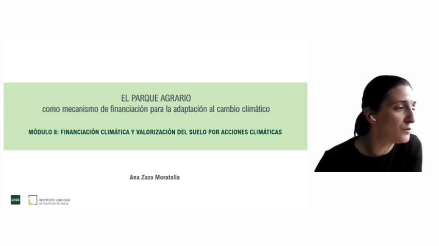 El parque agrario como mecanismo de financiación para la adaptación al cambio climático