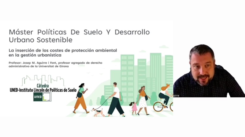 La inserción de los costes de protección ambiental en la gestión urbanística