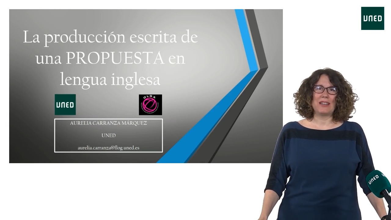 La redacción de una propuesta en inglés