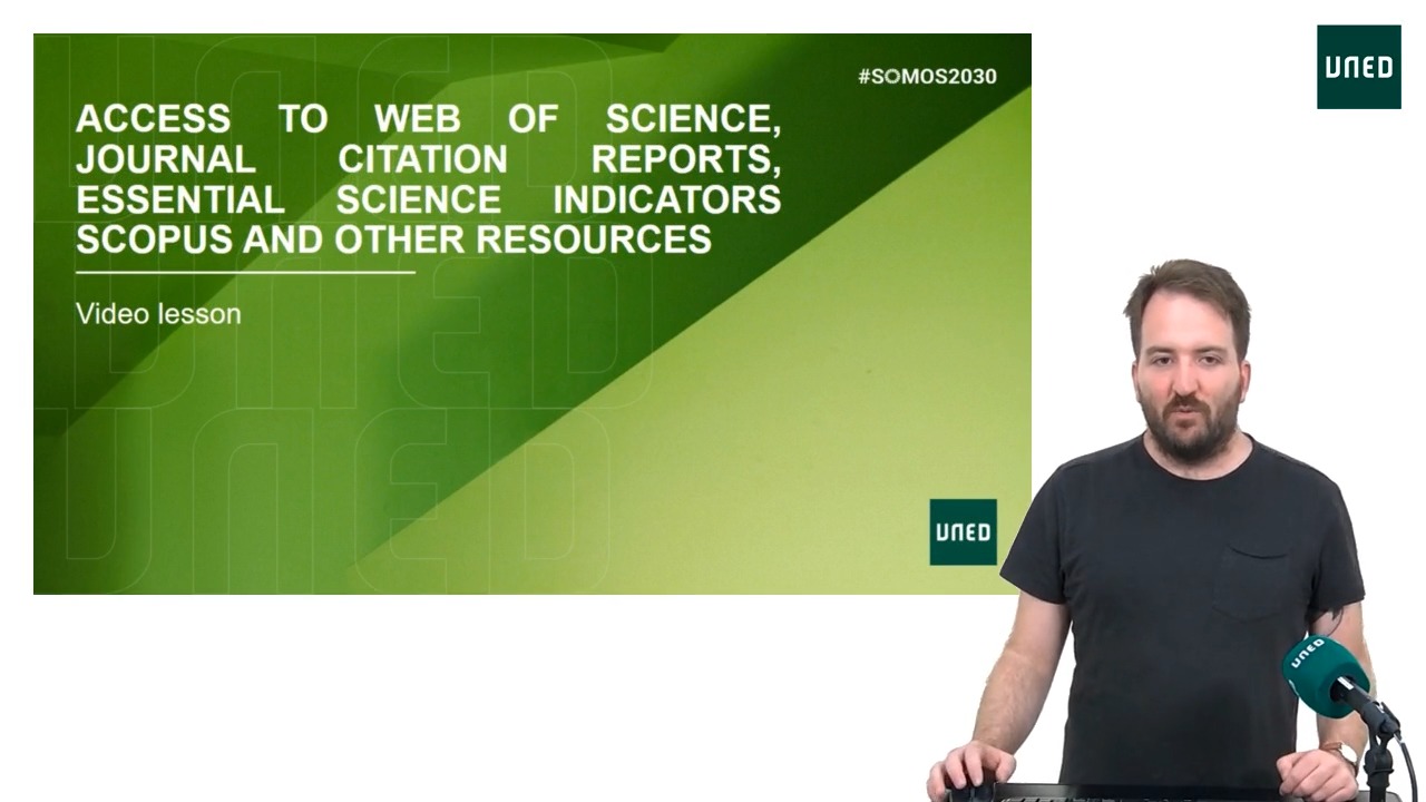 Access to Web of Science,  JCR ESI and Scopus