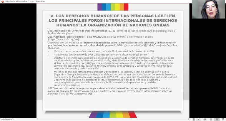 Los derechos humanos de las personas LGBTI: contra la violencia y la discriminación por razón de orientación sexual e identidad de género 