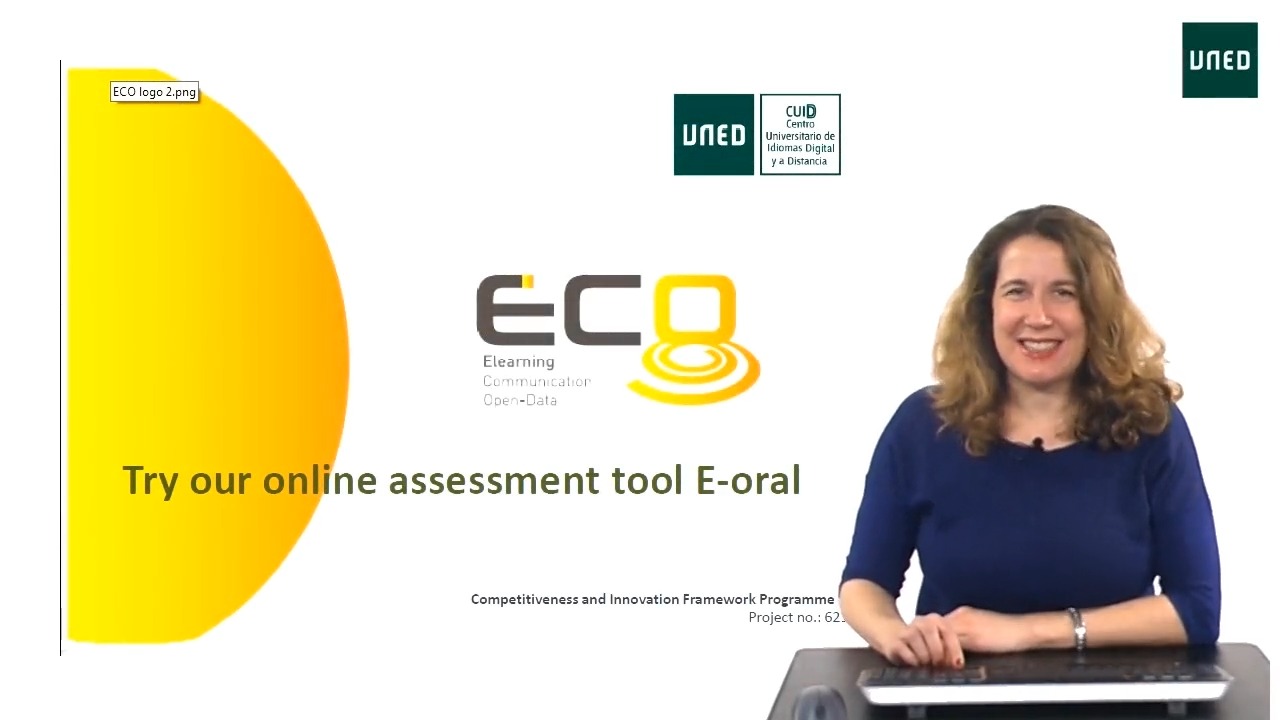 Try our online assessment tool E-oral 