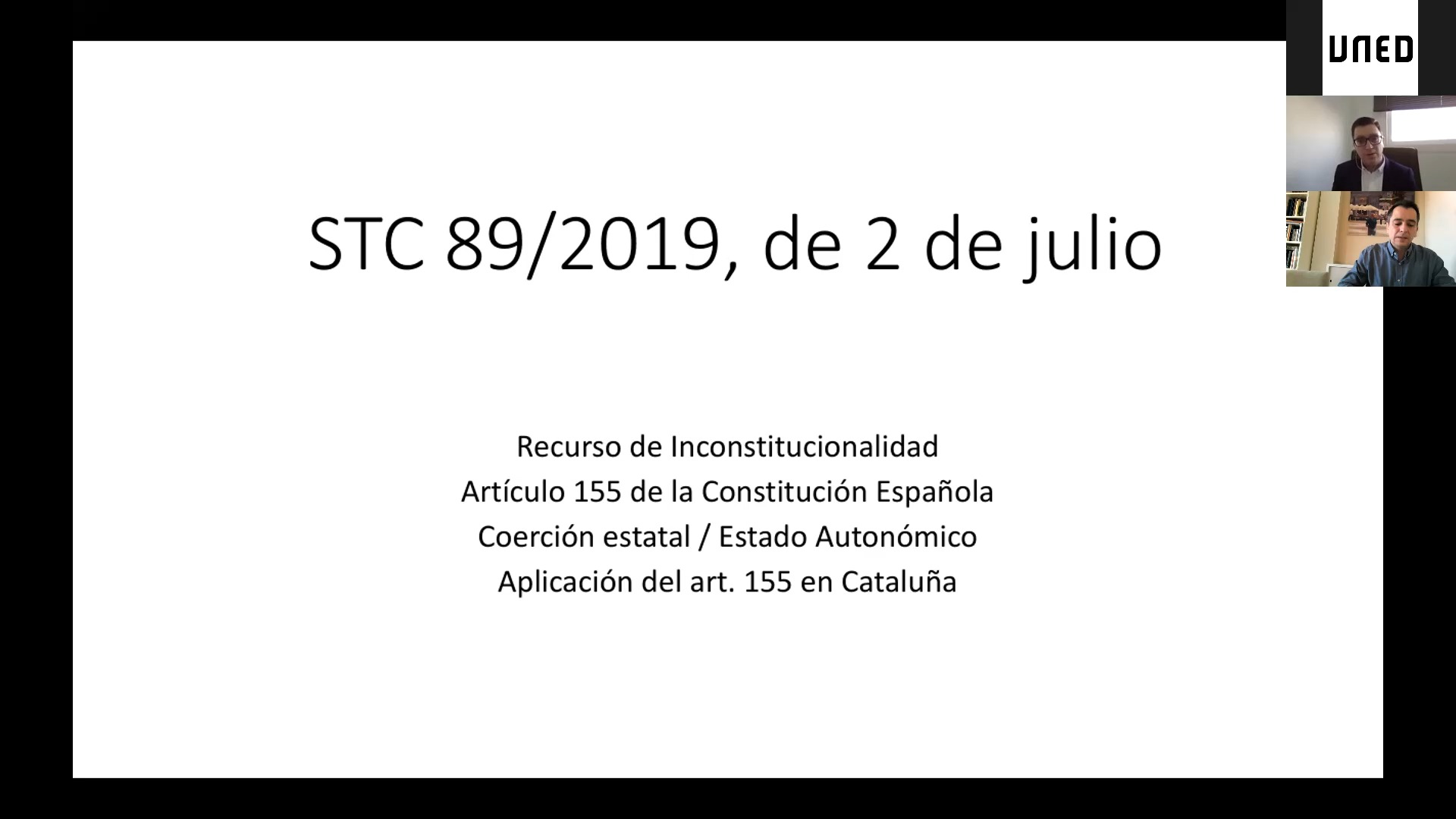 STC 89/2019, de 2 de julio (artículo 155 CE)