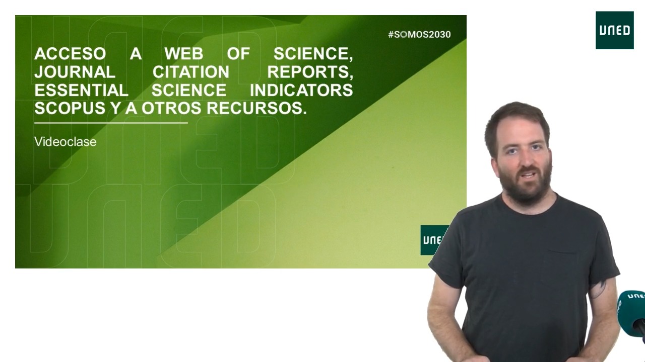 Acceso a Web of Science, Journal Citation Reports, Essential Science Indicators y Scopus