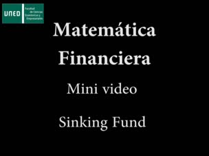 Método Sinking Fund