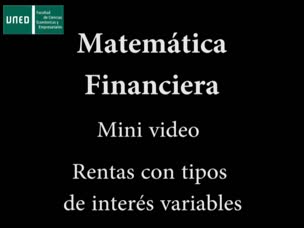 Rentas con varios tipos de interés