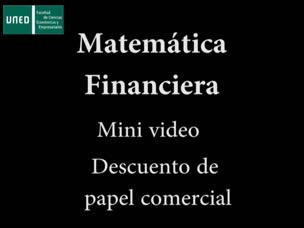 Descuento de papel comercial