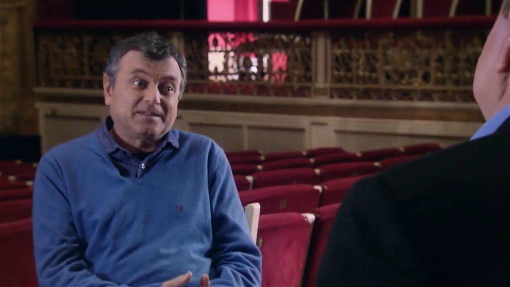 Ernesto Caballero, director del Centro Dramático Nacional, dialoga con José Romera Castillo.