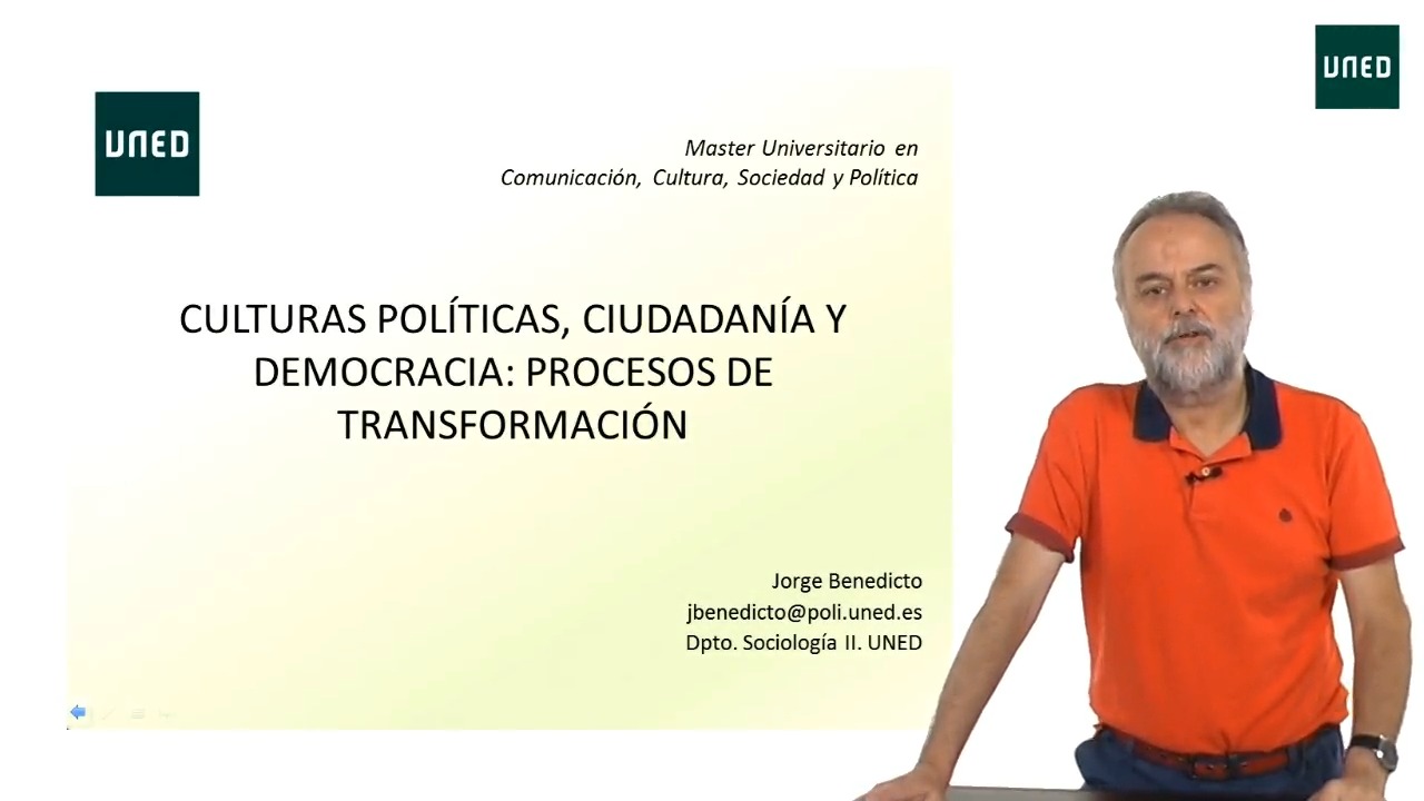 Presentación asignatura Culturas Políticas, ciudadanía y democracia: procesos de transformación