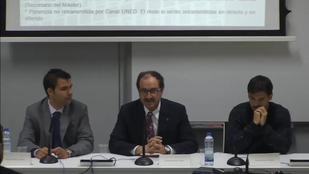 Presentación de las II Jornadas de Bienvenida al Máster en  Ingeniería Informática