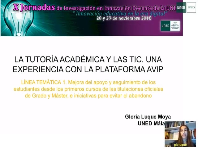 La tutoría académica y las TIC. Una experiencia con la plataforma AVIP