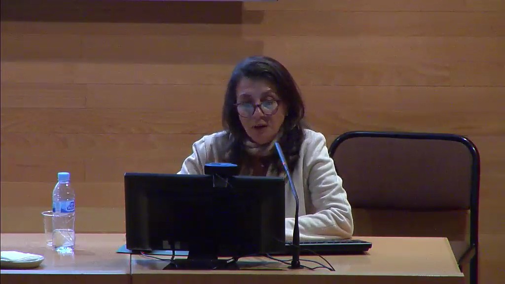 Acto de campaña electoral. Candidata Encarnación Sarriá. Centros Asociados