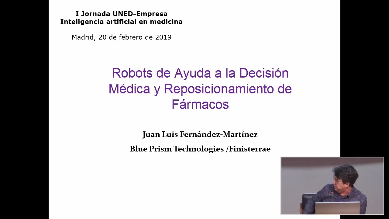 Robots de ayuda a la decisión médica y reposicionamiento de fármacos