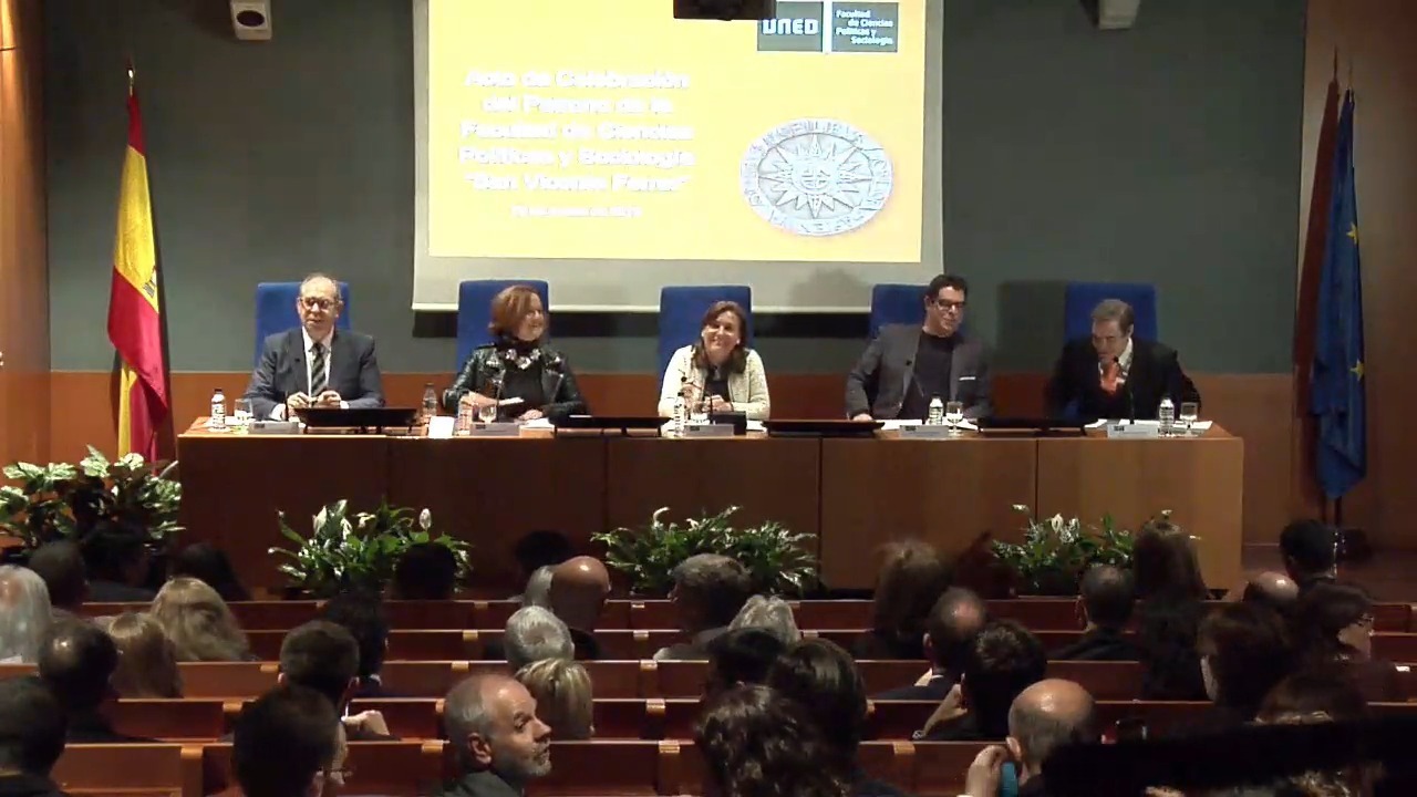 Acto de celebración del Patrón de la Facultad de Ciencias Políticas y Sociología