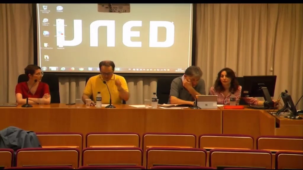 Mesa-Reunión de trabajo intervención de Manuel Vaquero Piñeiro