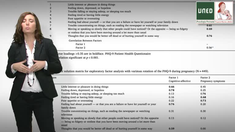 Cuestionario de  evaluación de la depresión perinatal PHQ9