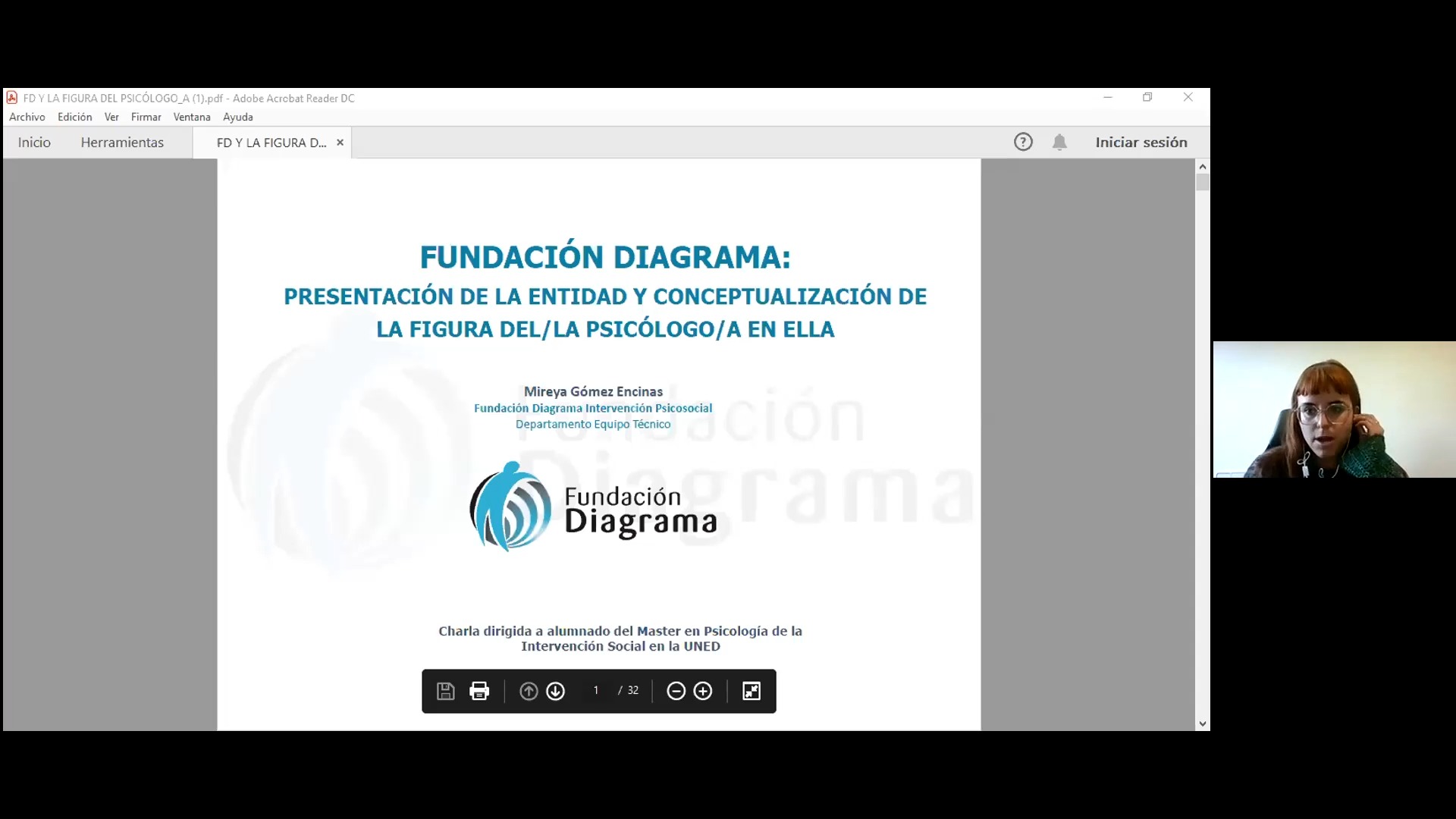 Fundación Diagrama: Un acercamiento a la entidad y a su trabajo psicosocial: Intervención de Mireya Gómez