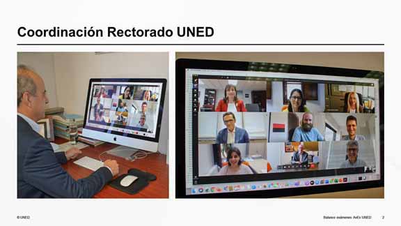 Rueda de prensa Resultados de la evaluación ‘on-line’ a través de AvEx en la UNED