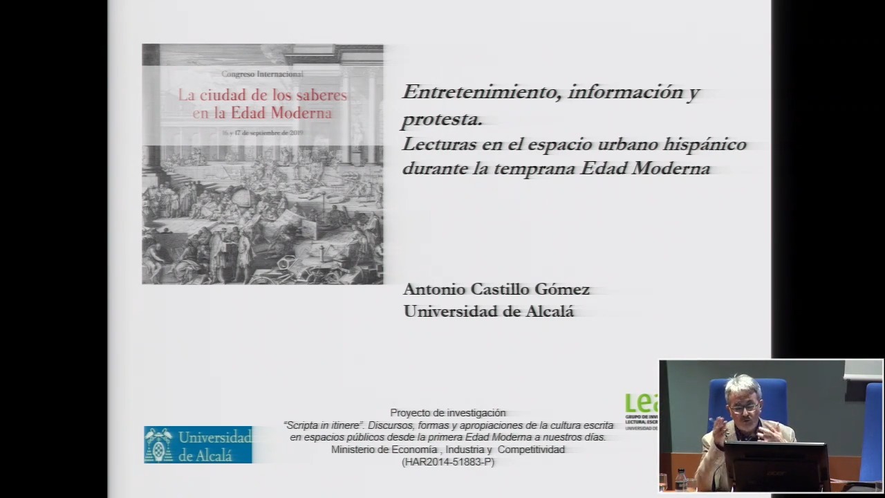 Entretenimiento, información y protesta. lecturas en el espacio urbano del mundo hispánico durante la temprana Edad Moderna